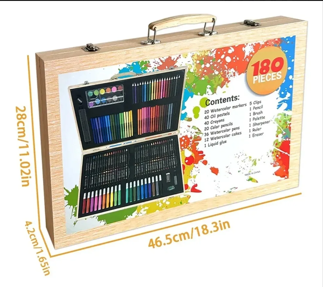 Maleta de Arte 180 piezas